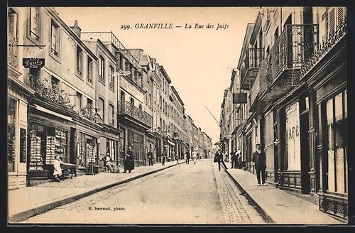 Cpa granville rue des - granville,,