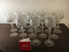 15 Baccarat Crystal Hyères Model Wine Glasses (Price Per Piece)