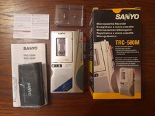 Sanyo TRC-580M Dictaphone Enregistreur A Micro-cassette - Excellent Etat 