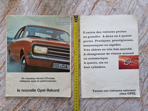 Catalogues opel rekord - 2,