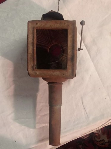 Antique carriage lantern - antique,
