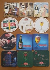 Lot de 12   sous bocks  biere  STELLA ARTOIS 