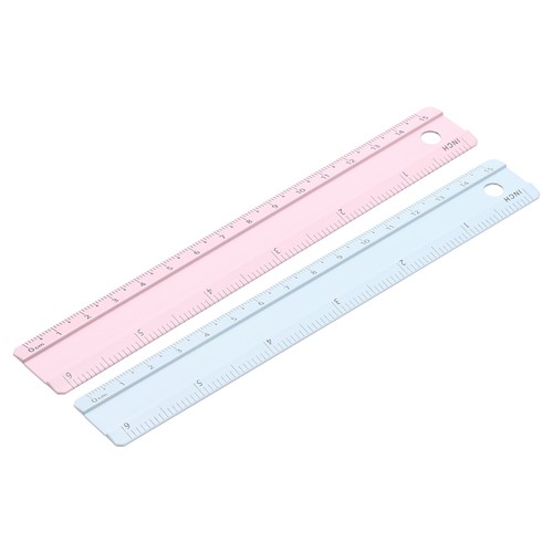 Règle métal pouces - 6, 2