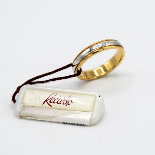 Bague porter jaune blanc - bague,