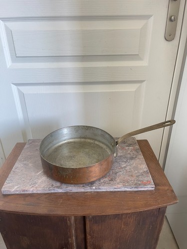 Ancien sauteuse cuivre etamé - cuivre,