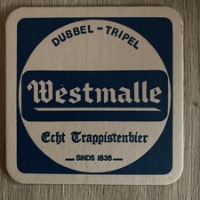 SOUS VERRE/BOCK BIERE TRAPPISTE DE L'ABBAYE DE WESTMALLE