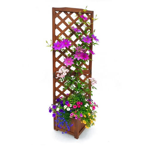Jardinière bois bac - jardinière,