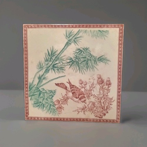 Ancien grand carreau faience - carreau,