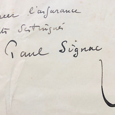 Paul SIGNAC envisage de rejoindre la Nouvelle Société des Aquarelllistes