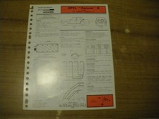 FICHE TECHNIQUE OPEL ASCONA B