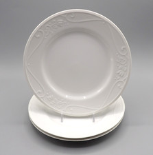 Veranda White by Princess House Salad/Dessert Plates Set of 3
