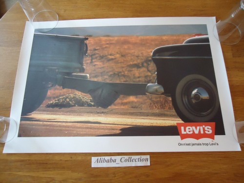 Poster affiche pub levis - affiche,