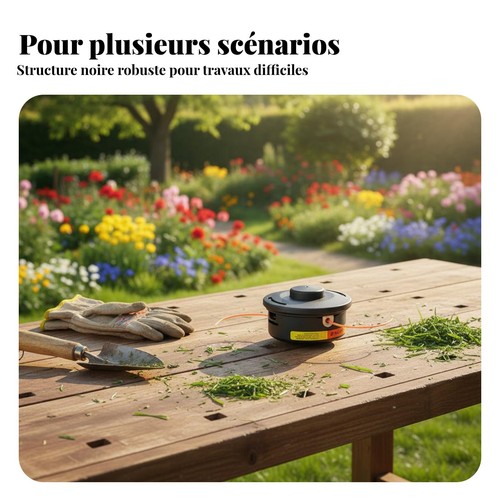 Tête faucheuse fil - à,