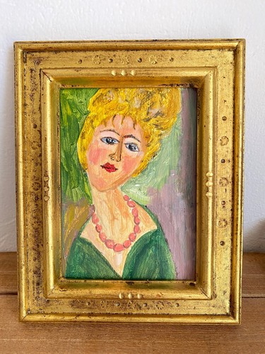 Acrylique mini portrait de - acrylique,,