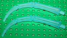 2 x Lego Trans-Light Blue Appendage Bony Large ref 15107 set 70226 70145 70147