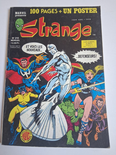 Strange marvel lug - strange, bd