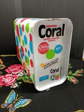 Vintage "Coral" Brand Metal Laundry Box