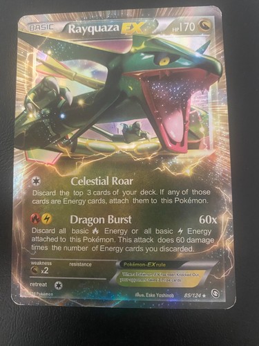 Carte pokémon rayquaza ex - carte,