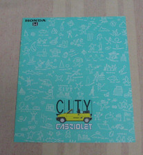 Honda City Cabriolet brochure prospekt Japon market 1984