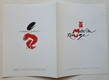 Menu Cabaret du Moulin Rouge