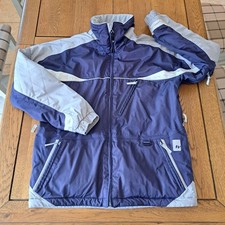 Quechua Snow Spirit Blue & Cream Ski Jacket Ladies Medium Waterproof Snow Skirt