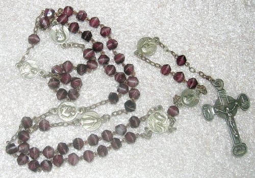Ancien chapelet lourdes en - ancien,