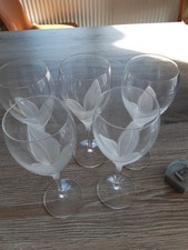 5 verres cristal arques val