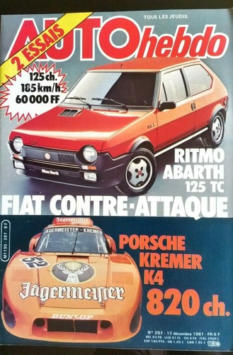 Auto hebdo 297 12 - hebdo, du