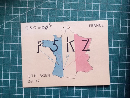 Br0772 carte radio - radio, amateur