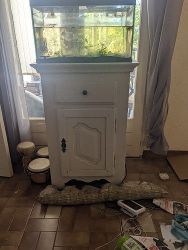 Meuble pour aquarium - , bois