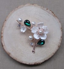 Broche bijou Fleur Blanche