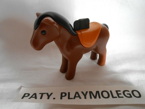 Playmobil 123 cheval marron - playmobil,