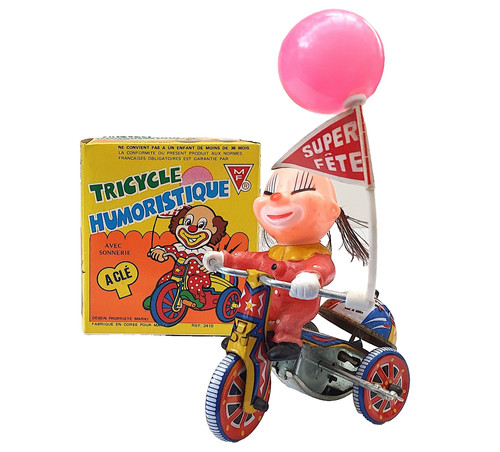 Tricycle humoristique clown - tricycle,