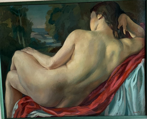 Tableau gaston marty nu - marty, "