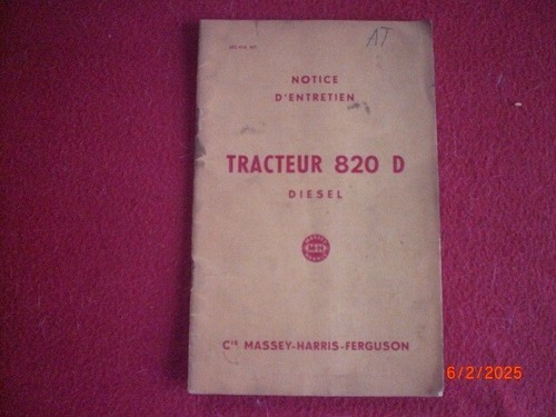 Notice entretien tracteur - notice,