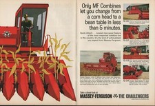 1968 3pg Print Ad of Massey