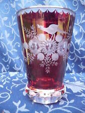 Noble Vieux Verre En Cristal