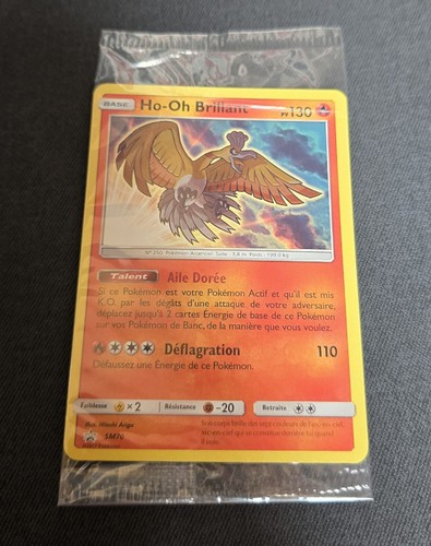 Carte pokemon brillant - carte, ho-oh