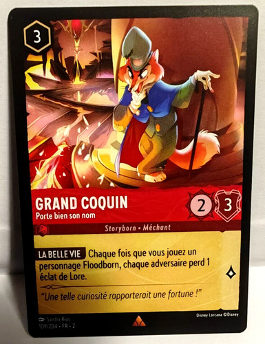 Carte disney lorcana - 2, grand