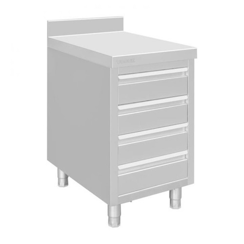 Plan travail inox tiroirs - de, 4