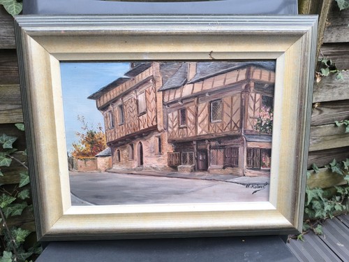 Tableau peinture huile - , sur