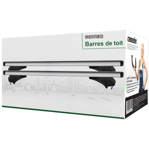Barres toit aluminium pour - de,