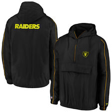 NFL Las Vegas Raiders Veste Iconic Carnival 1/4 Zip Coupe-Vent Sweat à Capuche