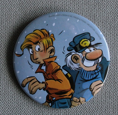 Badge rond leo - rond, loden