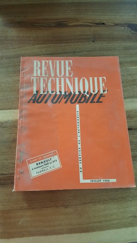 Revue technique automobile - technique,