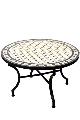 Table mosaïque marocaine - mosaïque,