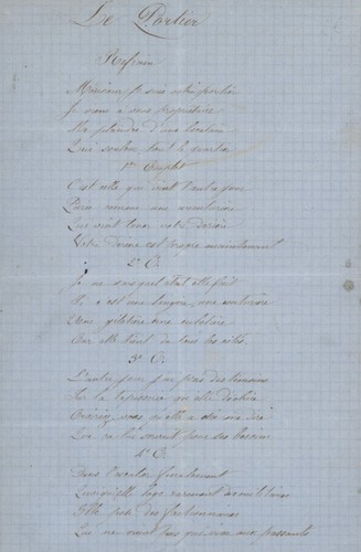 Chanson grivoise scatologique - chanson,