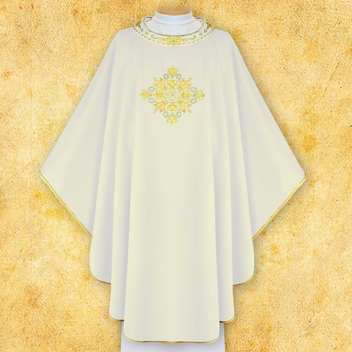 Chasuble brodée prêtre - chasuble,