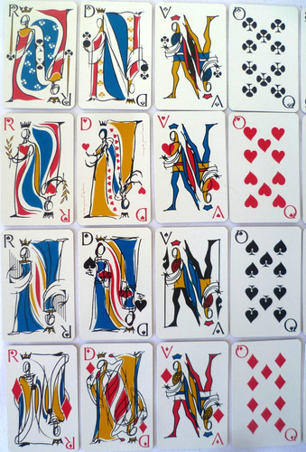 Peu courant jeu cartes - courant, de