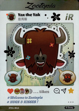 Card Fun Zootopia - Yax the